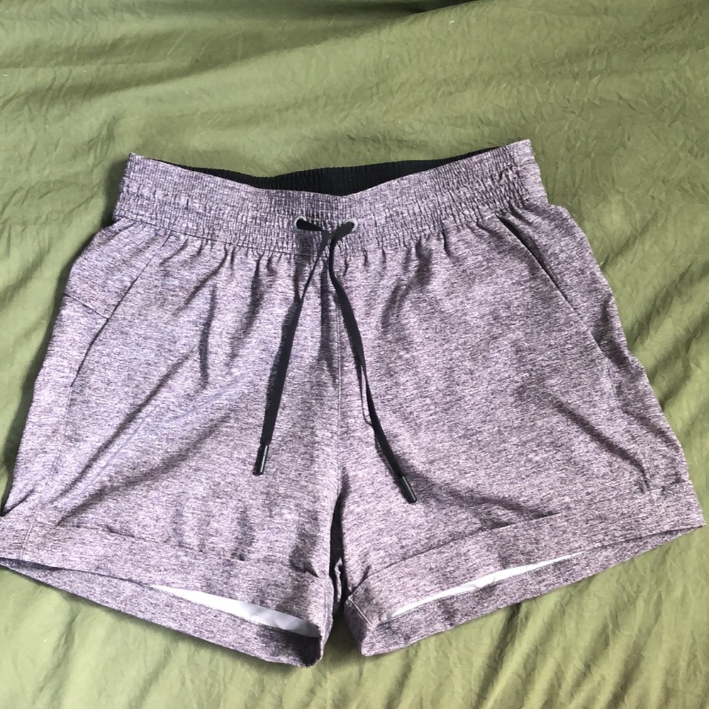 lululemon athletica Spring Break Away Heather Gray Athletic Shorts